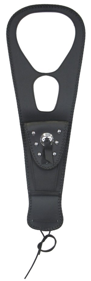 Honda VTX1800 Tank Bib - Mustang Motorcycle - Studs - Black - `02-`08